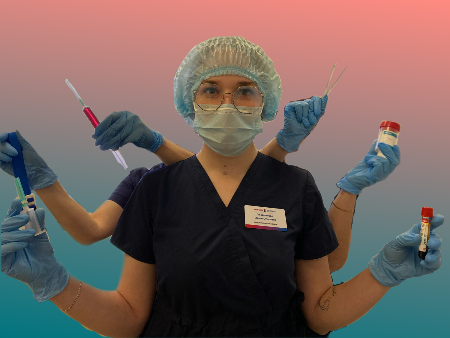Шестирукая Богиня Лаборатории🩸💉
